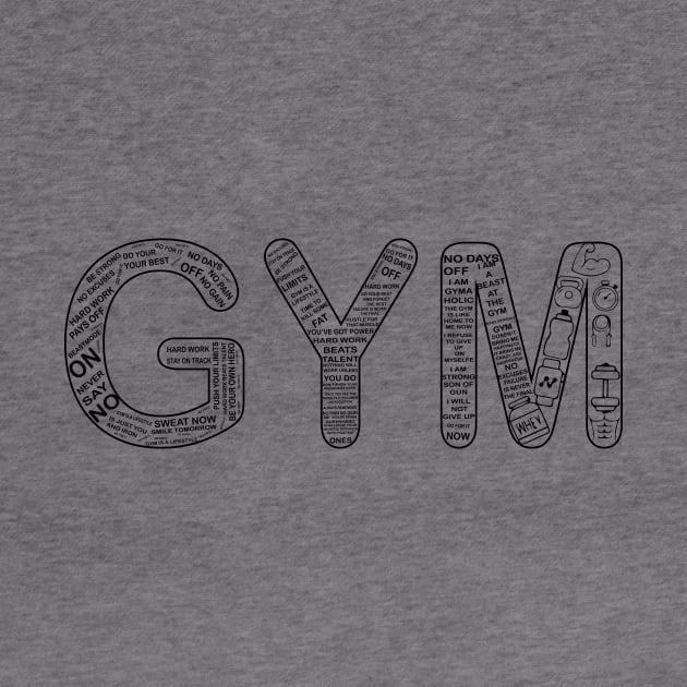 Gym Never Say No - Best Fitness Gifts - Funny Gym by xoclothes